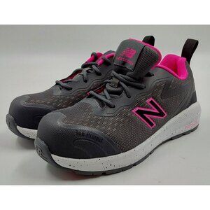 New Balance Womens Ladies Gray Logic Composite Toe Work Sneakers Size 5.5D NEW